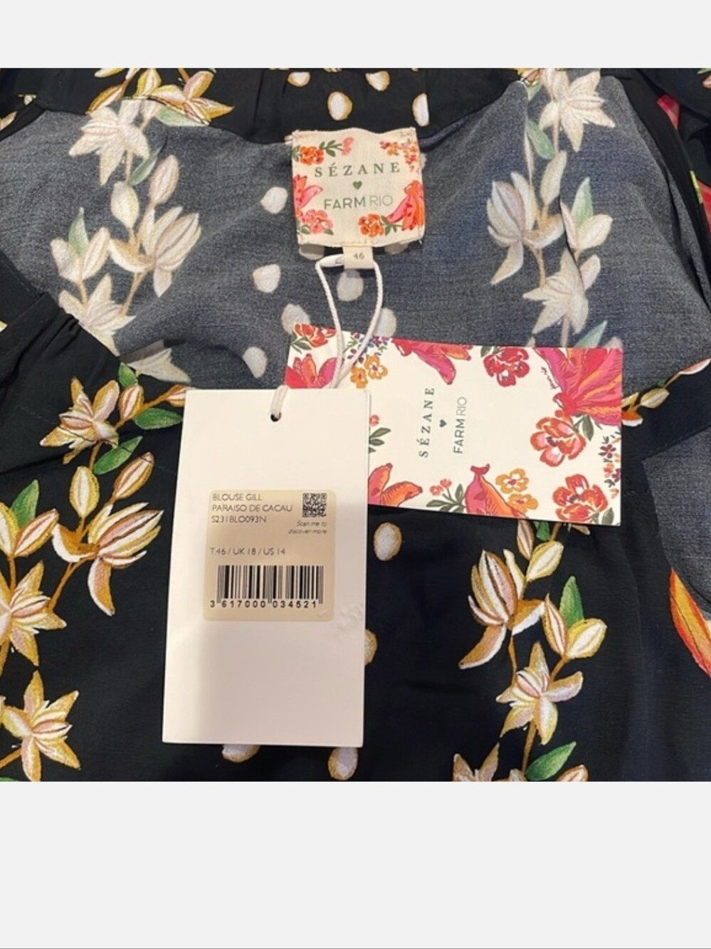 SEZANE X FARM RIO Gill Blouse - Picture 5 of 8